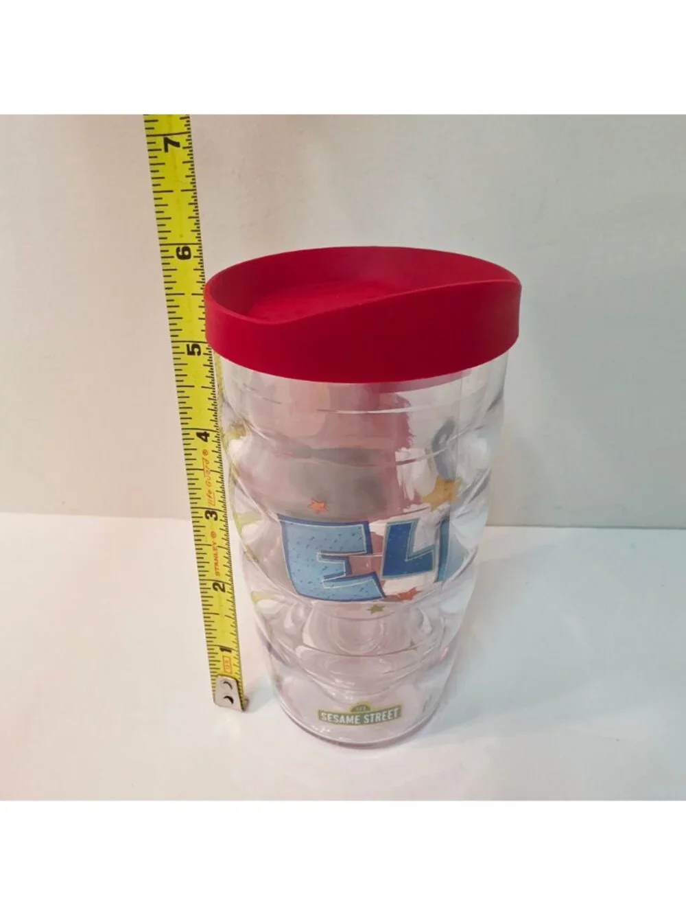 Toddler Sesame Street Trevis Tumbler with Red Lid ELMO Muppet Wavy